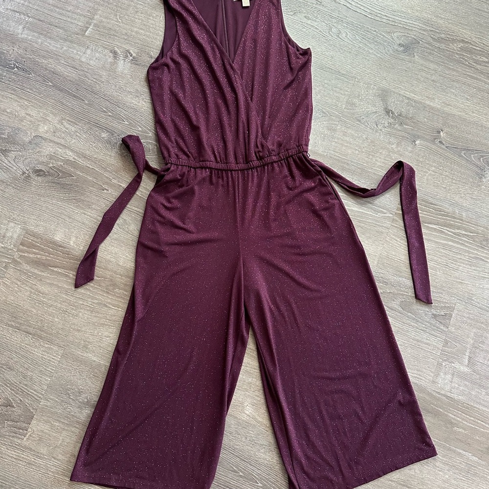 MICHAEL Michael Kors Deep Purple Jumpsuit
